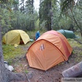 Camping, Teslin River, Yukon, Canada