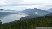 Haines et Chilkat river vus du Mount Riley, Haines area, Alaska