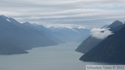 Taiya Inlet vu du Mount Riley, Haines area, Alaska