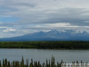 Willow Lake and Mount Drum, Richardson highway, Alaska