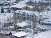 Vue sur Dawson City, le musée