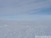 Ice road sur l'océan arctique