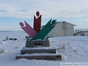 Point de départ du Trans Canada Trail, à Tuktoyaktuk