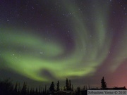 Aurore boréale, Inuvik