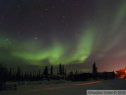 Aurore boréale, Inuvik