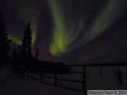 Aurore boréale, Inuvik