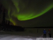 Aurore boréale, Inuvik