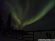 Aurore boréale, Inuvik