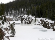 Les anciens rapides sur le Yukon, Miles Canyon, près de Whitehorse