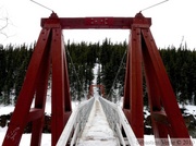 Les anciens rapides sur le Yukon, Miles Canyon, près de Whitehorse