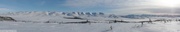 Montagnes enneigées du Cercle Polaire Arctique, vues depuis la Dempster Highway _180
