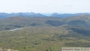 Plateau entourant Golden Horn, Whitehorse, Yukon, Canada