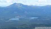 Cowley Lakes vu de Golden Horn, Whitehorse, Yukon, Canada