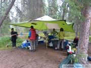 Camping, Teslin River, Yukon, Canada