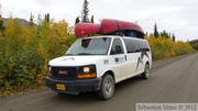 Ruby Range, le car ! Dempster Highway, Yukon, Canada