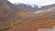 Monolith vu du Grizzli Lake trail, Tombstone Park, Yukon, Canada