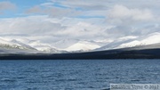 Kluane Lake et Ruby Range, Alaska Highway, Yukon, Canada