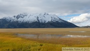 Seep Mountain et Kluane Lake, Kluane Park, Yukon, Canada