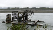 Roue à poissons, Chilkat River, environs de Haines, Alaska