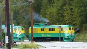 Locomotives du White Pass, Skagway, Alaska