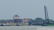 Ecluse de Berendrecht, port d'Anvers, la plus grande écluse du monde