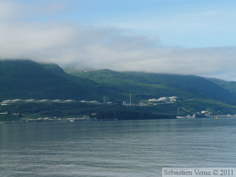 Terminal pétrolier, Valdez, Prince William sound cruise, Alaska